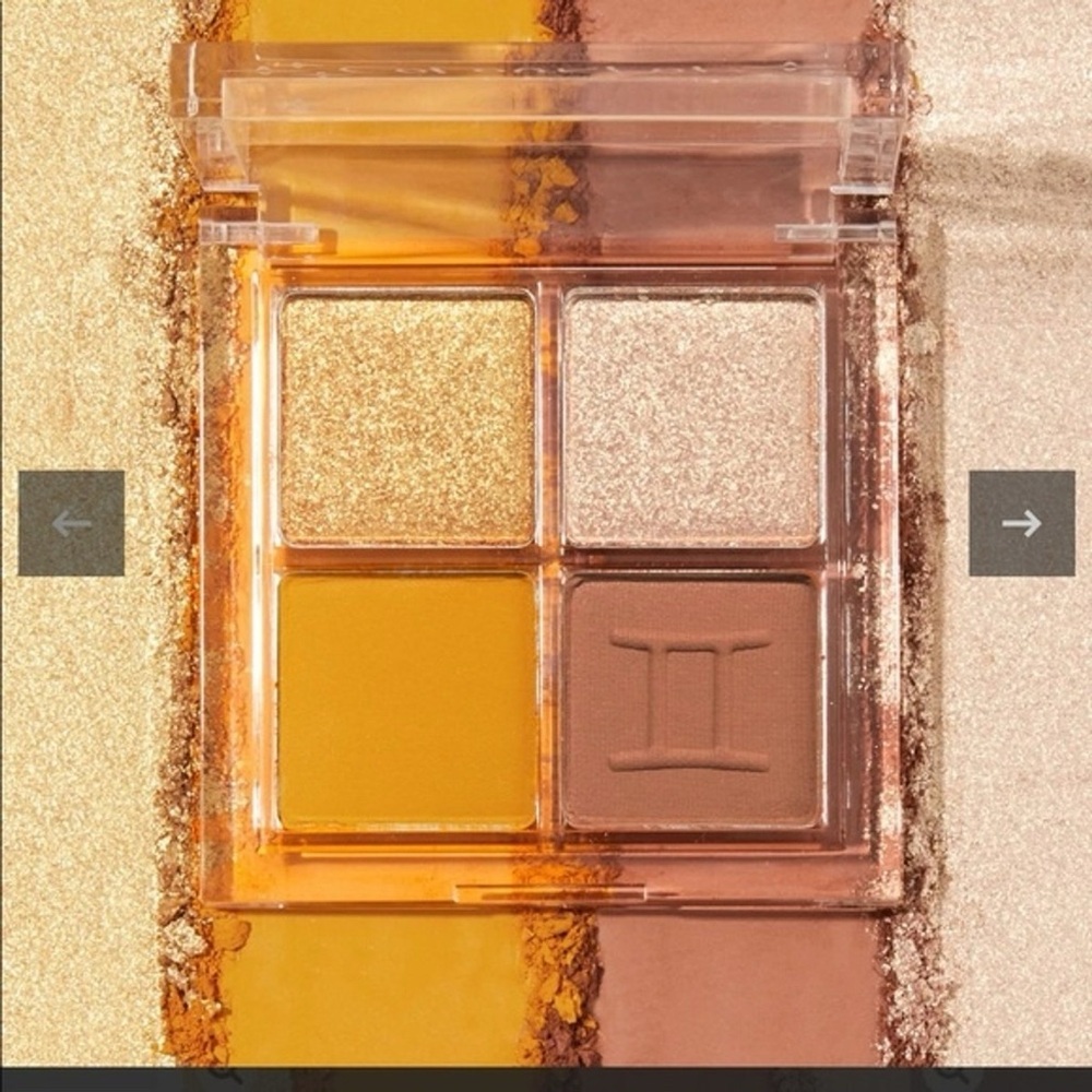 COLOURPOP Semi Precious Gemini Pressed Powder Shadow Quad Eyeshadow Palette NEW - Picture 3 of 5